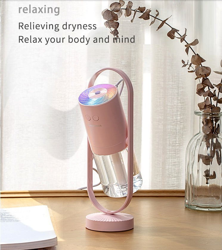 Magic Shadow USB Air Humidifier For Home With Projection Night Lights Ultrasonic Car Mist Maker Mini Office Air Purifier - Moha