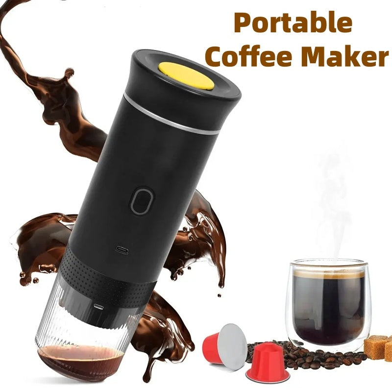 Electric Grinder Coffee Travel Handy 3 In1 Espresso Portable Coffee Espresso Maker Machine Cafe Portable Capsule Coffee Machine Kitchen Gadgets - Moha